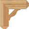 Ekena Millwork Funston Craftsman Rough Sawn Bracket, Western Red Cedar, 6"W x 20"D x 20"H BKT06X20X20FST04RWR - alternate 2